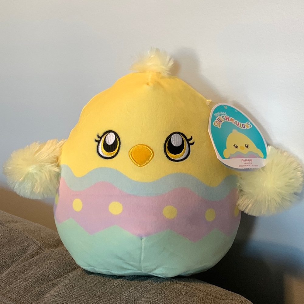 Squishmallow Aimee the Easter Chick 8”